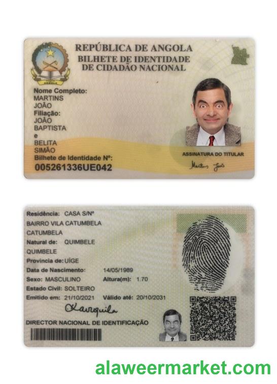Angola ID card 2021-present